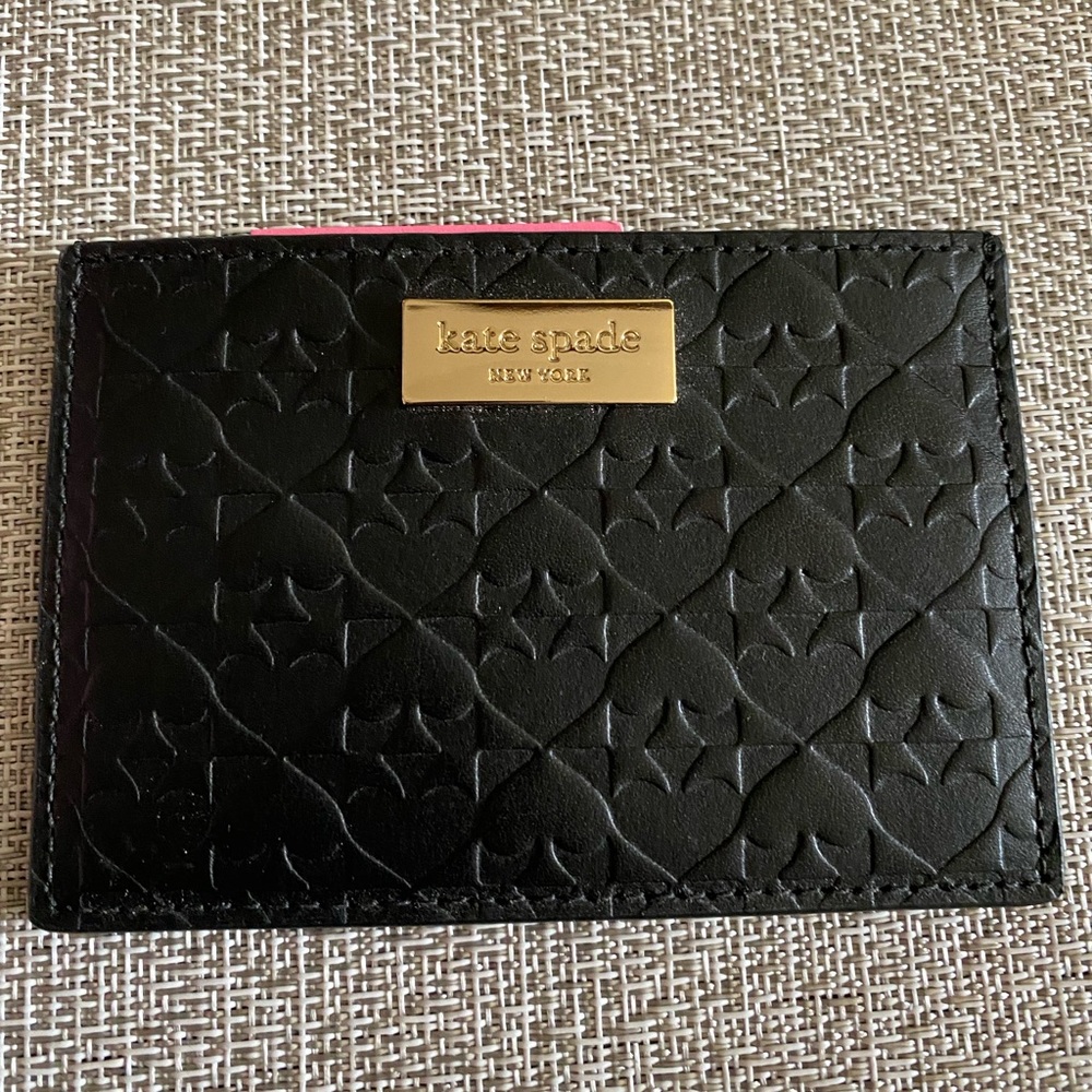 Kate spade GRAHAM PENN PLACE EMBOSSED CARD HOLDER